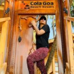 Vishnupriyaa bhimeneni Instagram - Living it..... 💜 @colagoabeachresort #onelife#coalagoa #holidays #grateful#vishnulives #goauniqueeachtime Cola, Goa, India