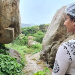 Vishnupriyaa bhimeneni Instagram - All soaked in love..... Surrounded by love.... 😍😍💚💚💚🧡💙💙💙💙🧡🧡🧡💗💗💜💜💜💜💜♥️♥️ #Lifeonhills #rains #greens #breeze #allmyfavthings #adventerous #lifearound #blissfulmoments The Hampi