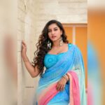 Vishnupriyaa bhimeneni Instagram - Glamming ur gram with my glam 😝🥳🎉🌈♥️✨️🪩 👗 :@sujisrin.collection Earrings :@aanvitrends 📷:@studios19_lsp @landscapephotography19 Hair :@dkalyani73 📍:@passionate_studios #vishnupriyabhimeneni #vinayakachavithimagic #living #loving #grateful #photooftheday #vishnupriyaa