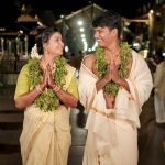 Vishnupriya sainath pathade patil Instagram - 4 years ka safar 🥰 ‘ tu ’ se lekar ‘ aap ‘ tak ka safar ! 🫶🏻🫰🏻 #saipriya #saipriyakishadi Guruvayoor Temple - Kerala