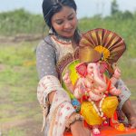 Vishnupriya sainath pathade patil Instagram – पुढच्या वर्षी लवकर या 🥹