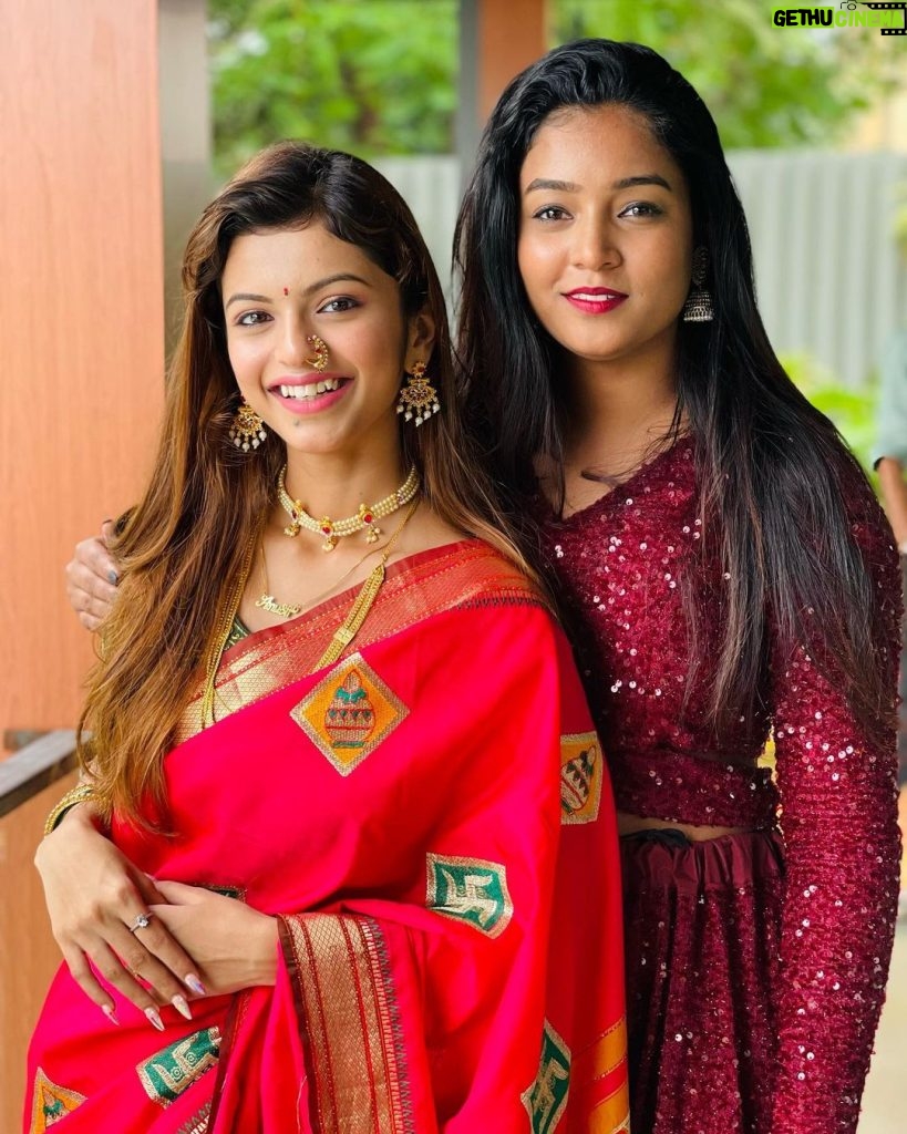 Vishnupriya sainath pathade patil Instagram - Behind every successful woman is herself 💕 @vishnupriyaa___148 . #weddingvibes #vishnupriya #anushrimane Thane