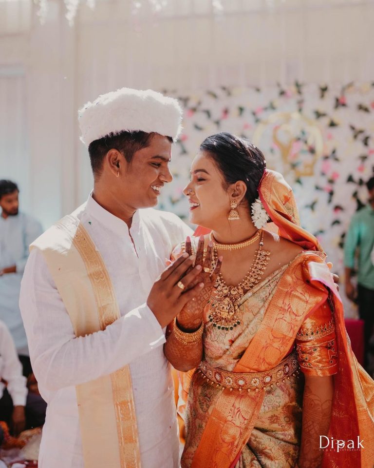 Vishnupriya sainath pathade patil Instagram - Finally Engaged 💍🥰 #vishaarmy
