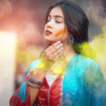Vishnupriya sainath pathade patil Instagram - Happy holi 😘❤️ Pic edit : @_p_r_d_official_ Outfit : @matchwellaurangabad