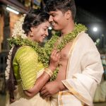 Vishnupriya sainath pathade patil Instagram - 4 years ka safar 🥰 ‘ tu ’ se lekar ‘ aap ‘ tak ka safar ! 🫶🏻🫰🏻 #saipriya #saipriyakishadi Guruvayoor Temple - Kerala