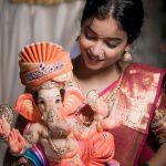 Vishnupriya sainath pathade patil Instagram - Majha bappa 😍🙏🏻 #vishaarmy छत्रपती संभाजीनगर