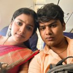 Vishnupriya sainath pathade patil Instagram - (Bahurani ) ....Off to sasural 🥰🙌🏻 #vishaarmy #saipriya Coimbatore Airport