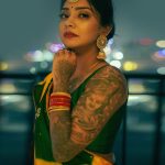 Vishwa Rathod Instagram - Happy new year 🙏🏻❤️ #indian #indianwear #tattoo #newyear #instagram #wisharmy🖤