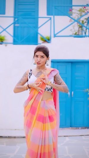 Vishwa Rathod Instagram - Badal barsa 🌸🦋
