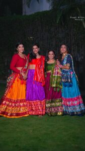 Vithika Sheru Instagram - Bali Babes to Garba Girls!” We are here to last 😎 @ambatibhargavi @mahathalli @niharikakonidela ❤️