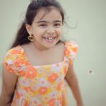 Vriddhi Vishal Instagram - ❤️❤️❤️ 📸 @abinprasad_cherthala Outfit @orikid_ #vriddhi #vriddhivishal #picoftheday #photography #childartist #babyartist #southindian #southindiancinema #kerala #❤️ Kochi, India
