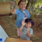Vriddhi Vishal Instagram - Happy Sunday all ❤️❤️❤️ #bottlechallenge #vriddhivishal #funtime #family #familyfun #happytime #vriddhifamily #dancingfamily