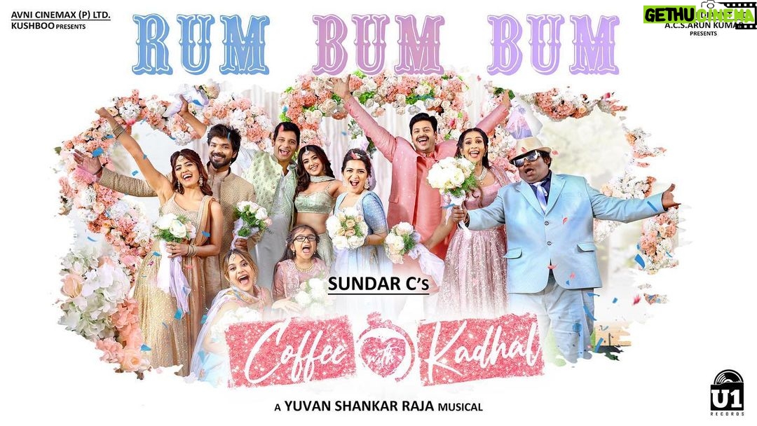Vriddhi Vishal Instagram - #RumBumBum 1st single from #CoffeeWithKaadhal is here to make you dance! 💃🏻😍 ▶️https://youtu.be/g_kQJHtmZuM #ASundarCEntertainer 🥳 A @itsyuvan Musical! 🎼 #SundarC @khushsundar #AvniCinemax #BenzzMedia @u1recordsoffl @actorjiiva @actorjai #Srikanth @amritha_aiyer @malvikasharmaofficial @raizawilson @aishwarya4547 @ddneelakandan @samyuktha_shan @redin_kingsley @yogibabuactor @_vriddhi_ @iamsandy_off @vichuviswanath @fennyoliver @krishnasamye #Gururaj @riazkahmed.pro @v4umedia_