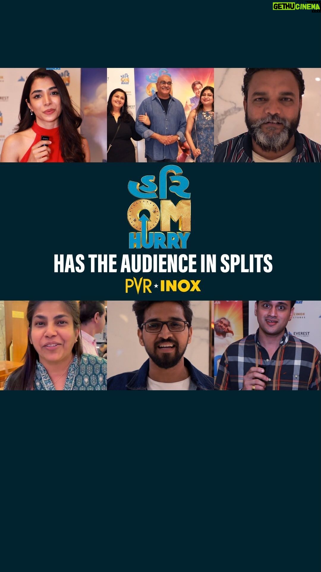 Vyoma Nandi Instagram - Moviegoers were bubbling with excitement as they shared their rib-tickling reviews for #HurryOmHurry! π Have you watched the movie yet? πΏ Now screening at PVR! Ticket link in bio. . . . @randeria_siddharth @raunaqkamdar @vyomanandi #HurryOmHurry #HOHInCinemasNow #InCinemasNow #BookYourTicketsNow #SiddharthRanderia #RaunaqKamdar #VyomaNandi #MalhaarRathod #ShivamParekh #NisargVaidya #SanjayChhabria #EverestEntertainment #EverestEntertainmentGujarati #GujaratiMovie #GujaratiFilm