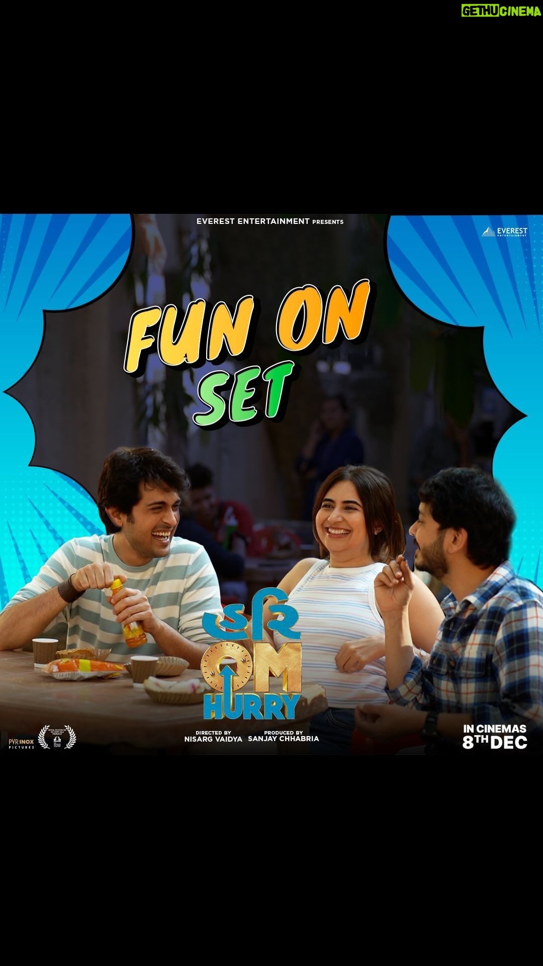 Vyoma Nandi Instagram - ADVANCE BOOKING IS NOW OPEN GUYS! So start booking your tickets! See you all in the theatres! HURRY OM HURRY માણો અમારી ફિલ્મ #HurryOmHurry ના સેટ ધમાલ અને મસ્તીથી ભરપૂર behind the scenes footagesને..!!!🎥🎬😂 Watch & Enjoy The Full Video...!!!✨ 𝐇𝐮𝐫𝐫𝐲 𝐎𝐦 𝐇𝐮𝐫𝐫𝐲 𝐟𝐢𝐥𝐦 𝐫𝐞𝐥𝐞𝐚𝐬𝐢𝐧𝐠 𝐨𝐧 𝟖𝐭𝐡 𝐃𝐞𝐜𝐞𝐦𝐛𝐞𝐫 𝟐𝟎𝟐𝟑..!!🎥🍿 The film premiered at the International Film Festival of India 2023. #HurryOmHurry #BehindTheScenes #FunOnSet #HOHOn8thDec #SiddharthRanderia #RaunaqKamdar #VyomaNandi #MalhaarRathod #ShivamParekh #NisargVaidya #SanjayChhabria #EverestEntertainment #EverestEntertainmentGujarati #GujaratiMovie #GujaratiFilm