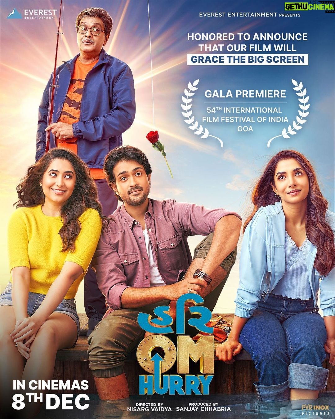 Vyoma Nandi Instagram - WE ARE GOING TO #IFFI! Come and Join us there!!! 54 માં ઈન્ટરનેશનલ ફિલ્મ ફેસ્ટિવલ ઓફ ઈન્ડિયા (IFFI) ગોવા ખાતે થવા જઈ રહ્યું છે, અમારી ફિલ્મ #HurryOmHurry નું Special Screening..!🎥🎞️ Join us for an exclusive and unforgettable experience-don't miss your chance to be a part of it! 😍 Register at: #LinkInBio. @sanjaychhabriaofficial @vaidyanisarg @randeria_siddharth @raunaqkamdar @vyomanandi @_shivamparekh @malhaar_rathod @iffigoa #HurryOmHurry #IFFI2023 #GoaFilmFestival #GalaPremieres #CinematicExtravaganza #FilmFestival #HOHOn8thDec #SiddharthRanderia #RaunaqKamdar #VyomaNandi #MalhaarRathod #ShivamParekh #NisargVaidya #SanjayChhabria #EverestEntertainment #EverestEntertainmentGujarati #GujaratiMovie #GujaratiFilm Goa Panjim