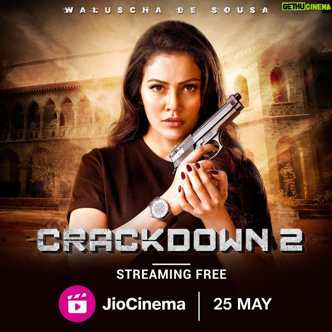 Waluscha De Sousa Instagram - Feisty and fierce Garima Kalra… ONLY 2 DAYS TO GO FOR #CRACKDOWN2 The threat & thrill of a new mission is almost here! Watch #Crackdown2onJioCinema starting 25 May onwards. Streaming free on @officialjiocinema. @lakhiaapoorva @saqibsaleem @shriya.pilgaonkar @freddy_daruwala @sonalikul @ankurbhatia @rashmiagdekar_ #IqbalKhan #JioCinema #ott #webseries #season #2 #action #thriller #india