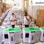 Waluscha De Sousa Instagram - Posted @withregram • @zeeshansiddique Our first lot of 500 oxygen concentrators have reached mumbai. Covid positive patients who need these oxygen concentrators for an emergency situation can call us on 8451869785. Or you can tag/DM me. We will be giving these concentrators for free, pls return them once done using.
