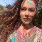 Waluscha De Sousa Instagram - 🧡💙❤️💛💚 #HAPPYHOLI