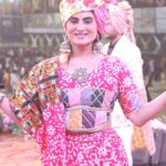 Zeel Joshi Instagram - Navratri's some memorable moments ♥️ . . . . @zeel_joshii #zeeljoshi #newpost #fyp #story #navratrispecial #look #navratrilook #singer