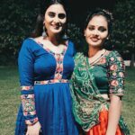 Zeel Joshi Instagram - Myself and Zeel Joshi best Actress #singer #zeeljoshi #jankicharan #morlogrouppatan #morlogroup
