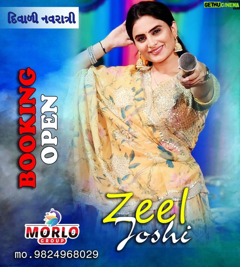 Zeel Joshi Instagram - Zeel Joshi - Navratri & Diwali Live Program mate Contact... Karo #navratri #Zeeljoshi #MorloGroupPatan #Morlogroup #morlogrouppatan Morlo Group Patan
