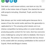 Zeel Joshi Instagram – Thank u so much @zeenews for article
#zeenews#article#news##zeeljoshi