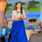 Zeel Joshi Instagram - Last night stage program at mansa... #trending #viral #post#explore #garba #stage