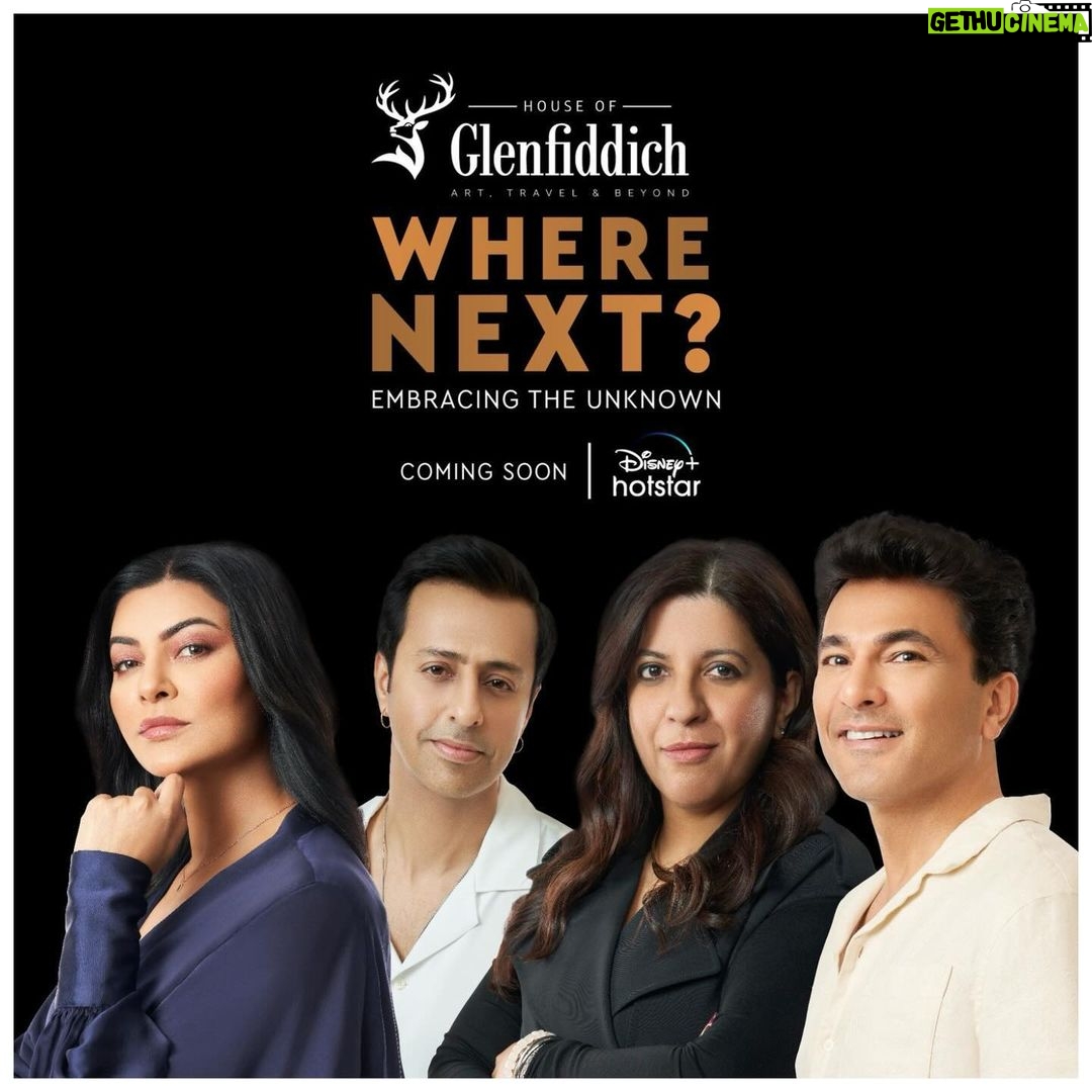 Zoya Akhtar Instagram - There is a restlessness that makes you keep answering the ‘Where Next?’ question. ‘Where Next?’ by House of Glenfiddich, coming soon on Hotstar. #HouseOfGlenfiddich #WhereNext @disneyplushotstar @houseofglenfiddich