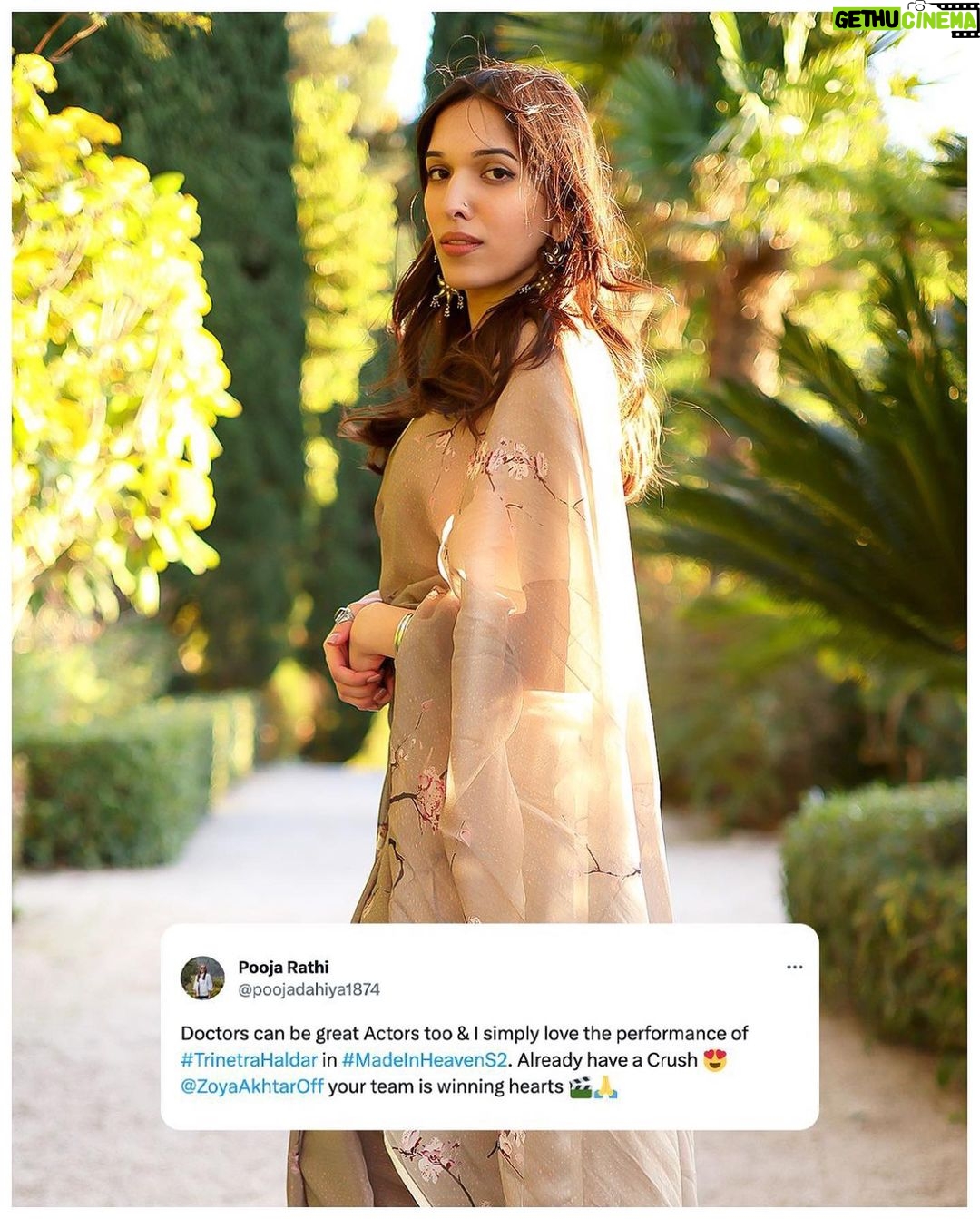 Zoya Akhtar - 16K Likes - Thank you to this amazing cast and Thank you for the love 🙏❤️✨
#MadeInHeavenOnPrime S2, watch now
@primevideoin @madeinheaventv @sobhitad @arjun__mathur @jimsarbhforreal @kalkikanmani @shashank.arora @raghuvanshishivani @monajsingh @vijayraazofficial @trintrin @ishwaksingh @zoieakhtar @reemakagti1 @nityamehra19 @alankrita601 @neeraj.ghaywan @ritesh_sid @faroutakhtar @kassimjagmagia @angaddevsingh_ @vishalrr @excelmovies @tigerbabyofficial