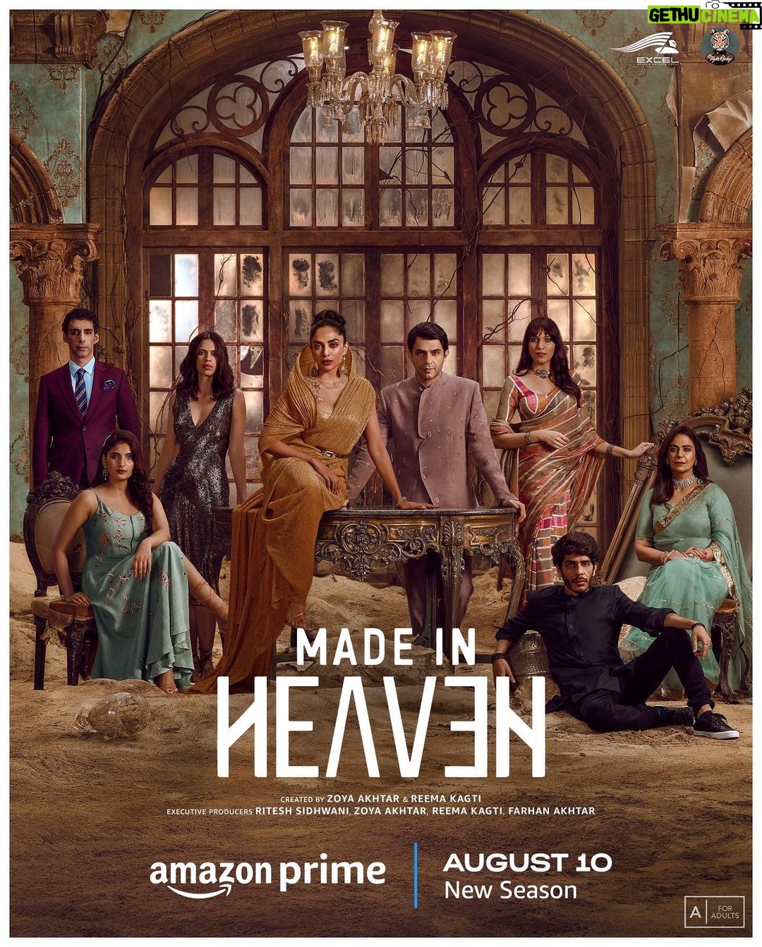 Zoya Akhtar - 28.3K Likes - Mark your calendars for the grandest wedding season✨
#MadeInHeavenOnPrime S2, Aug 10!
@reemakagti1 @tigerbabyofficial @primevideoin @madeinheaventv @sobhitad @arjun__mathur @jimsarbhforreal @kalkikanmani @shashank.arora @raghuvanshishivani @monajsingh @vijayraazofficial @ishwaksingh @trintrin @nityamehra19 @alankrita601 @neeraj.ghaywan @ritesh_sid @faroutakhtar @kassimjagmagia @angaddevsingh_ @vishalrr @excelmovies @ankurtewari @groovio @komorebi.music