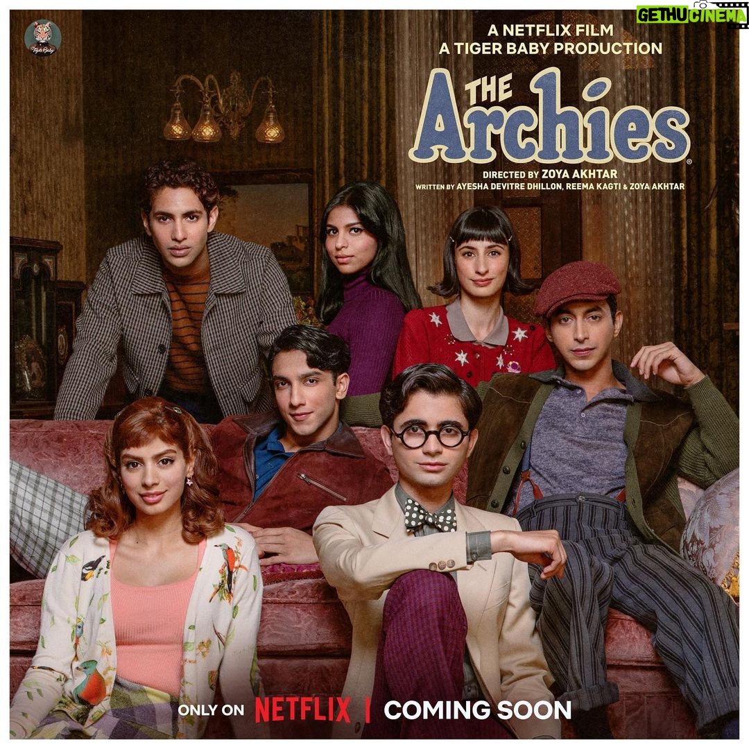 Zoya Akhtar - 35.8K Likes - Take a trip to Riverdale. We have saved you a seat ♥️
Meet the Archies gang. Coming soon only on @netflix_in!
#TheArchiesOnNetflix
@reemakagti1 @tigerbabyofficial @ArchieComics @graphicindia @netflix_in @archiesnetflix @dotandthesyllables #AgastyaNanda @khushi05k @mihirahuja_ @suhanakhan2 @vedangraina @yuvrajmenda