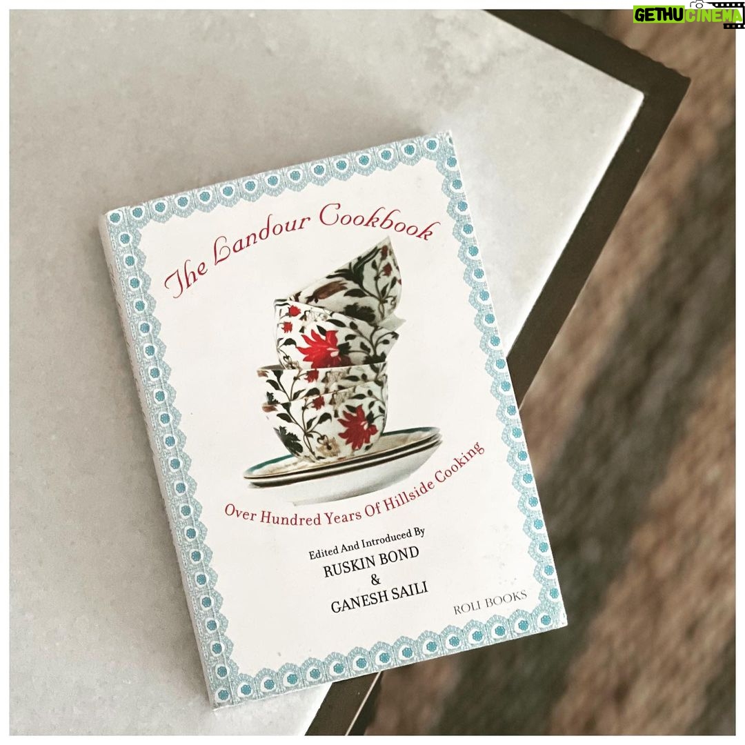 Zoya Akhtar Instagram - All Things Anglo ♥️ #referencingthearchies #thelandourcookbook #hillsidecooking #ruskinbond #ganeshsaili #foodforthesoul #bestgiftever Thank You @arvinddubash ♥️