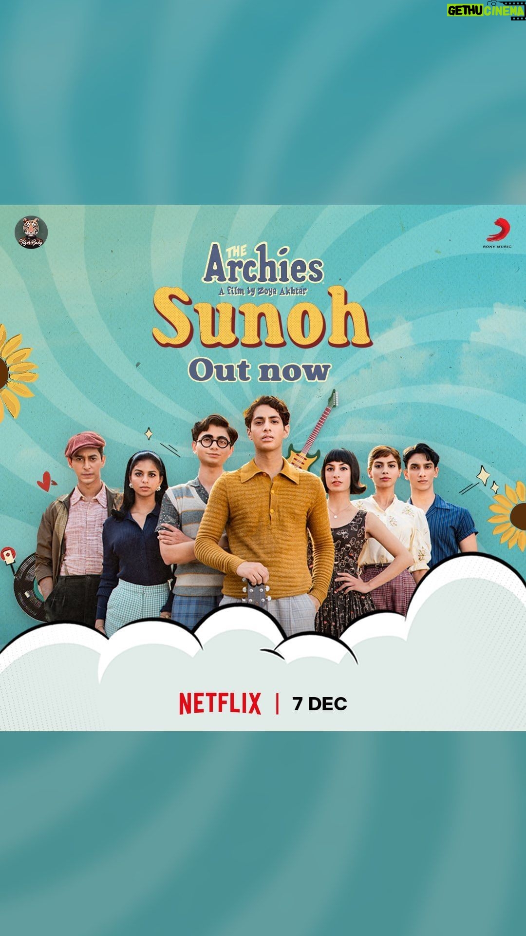 Zoya Akhtar Instagram - I’m rockin’ and rollin’ past you… #Sunoh! 🛼 First song from #TheArchies out now 💋 @reemakagti1 @tigerbabyofficial @ArchieComics @graphicindia @netflix_in @sonymusicindia @dotandthesyllables #AgastyaNanda @khushi05k @mihirahuja_ @suhanakhan2 @vedangraina @yuvrajmenda @ankurtewari #JavedAkhtar @tejas1989 @angaddevsingh1 @kartikshah14 @thearchiesonnetflix @netflixgolden @netflix #Sunoh #TheArchies #OutNow 😊