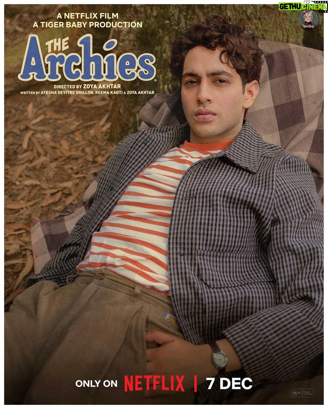 Zoya Akhtar Instagram - Guitar in one hand ๐ธ His heart in the other โฅ๏ธ Archie Andrews is ready to make you swoon ๐ Meet The Archies on 7th December, only on Netflix! @reemakagti1 @tigerbabyofficial @ArchieComics @graphicindia @netflix_in @dotandthesyllables #AgastyaNanda @khushi05k @mihirahuja_ @suhanakhan2 @vedangraina @yuvrajmenda @angaddevsingh_ @kartikshah14 @thearchiesonnetflix #comiccometolife