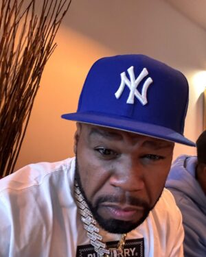 50 Cent Instagram - Damn brother love, brother love, brother love, you out here looking 👀CRAZY AS A MF. LMAO @bransoncognac @lecheminduroi