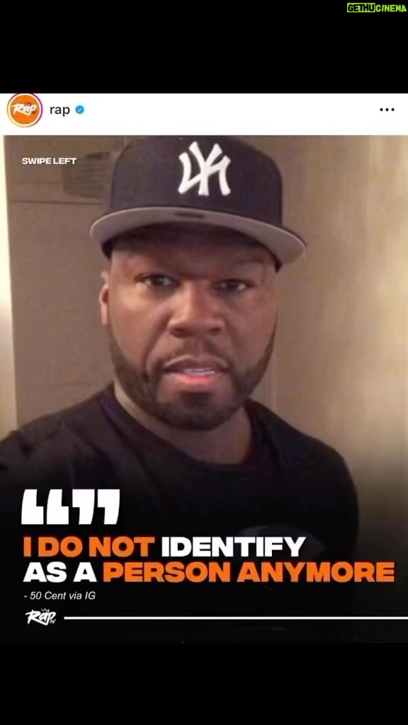 50 Cent Instagram - Yes I identify as thing, my pronoun is THING/ IT. Please refer to me as the thing 50cent,or you can say that thing 50cent is the shit! #bransoncognac #lecheminduroi