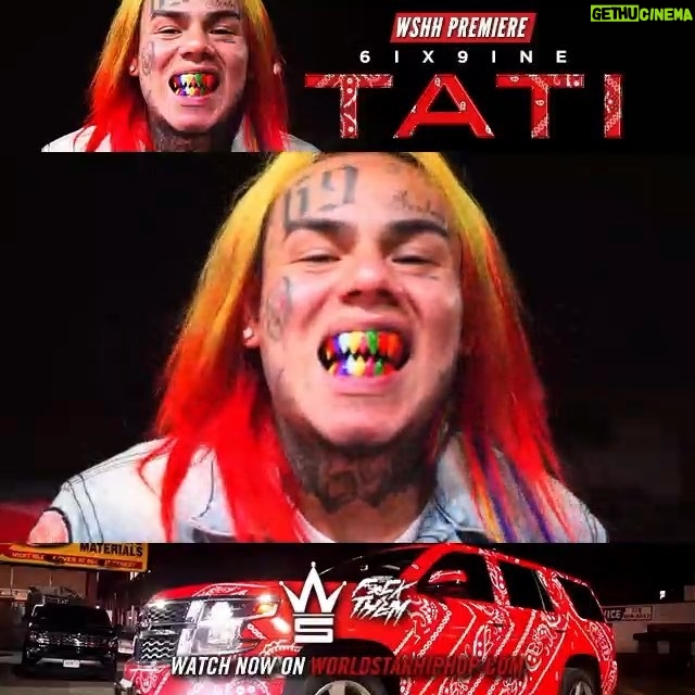 6ix9ine Instagram - TATI OUT NOW 🔴‼️ I WANT EVERYONE TO REPOST THIS RIGHT NOW. TAG YA UGLY ASS FRIENDS 💕💕💕 TATI OUT NOW EVERYWHERE ‼️‼️‼️ REPOST SHARE ‼️‼️‼️ LINK IN BIO ‼️‼️