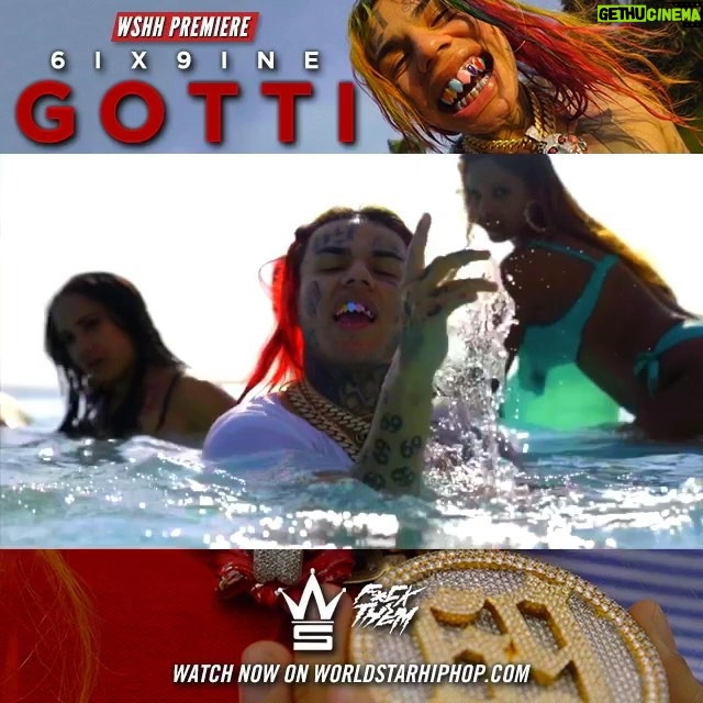 6ix9ine Instagram - GOTTI OUT NOW ‼️‼️‼️ LINK IN BIOOOOO GO WATCHHHHHHH ‼️‼️‼️ EVERYONE SHARE REPOST TAG YOUR FRIENDS ‼️‼️ I WANT TO SEE THIS EVERYWHERE TODAY 👿👿👿👿👿 GOTTI GOTTI 🔥🔥🔥🔥🔥🔥🔥 @worldstar