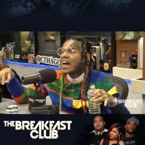 6ix9ine Instagram - 🤣🤣 I REMEMBER THEY SAID I GIVE YOU A COUPLE MORE MONTHS 🤣🤣🤣 THIS FELT SO GOOD @breakfastclubam happy to be back 💕😤 NOVEMBER 23RD‼️