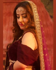 Aalisha Panwar Instagram - 😌 ., .. #Gauri #NathKrishnaAurGauriKiKahani Styling - @ankitasinha.03