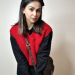 Aanchal Khurana Instagram - Red ❤️ . . . . . . . . . . . . . . . . . . . #ootd #outfits #asthetic #outfitoftheday #explorepage #explore #fashion #fashioninspo #fallfashion #winterfashion #falloutfits #aanchalkhurana #viralaudio #viralreels #reelitfeelit #red #likesforlike #louivuitton