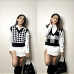 Aanchal Khurana Instagram - Which sweater looks better, look 1 or look 2 ? . . . . . . . . #grwm #coffee #friends #dayout #outfit #outfitoftheday #fashion #myntra #explorepage #explore #fashionreels #fallfashion #winterwear #delhi #aanchalkhurana