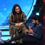 Aata Sandeep Instagram - Don’t Miss to watch Star Maa Pariwar Winter Special program tomorrow at 11am only on @starmaa @play_media_creations My Jacket designer @contraditions Jyo dress designer @harikadesignerboutique PC by @yadala.ashok