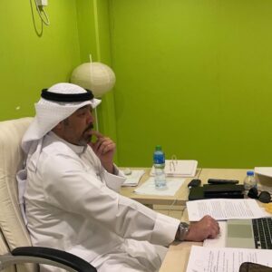 Abdel Aziz El Sayegh Instagram - اسحب الشاشة 
كل الشكر والامتنان والتقدير للاستاذ عبدالستار ناجي . من بعد الله سبحانه ووقفته معاي والاستاذ نور المولى واحمد زاده وقروبه وذراعي اليمين بدر 
ودعم العمده دكتور عماد العماري و دعم الاستاذ الفنان المنيز صديق العمر خالد امين ودعم النقابه والدكتور نبيل الفيلكاوي . لولاهم لما نجح المهرجان والقادم قريب جدا جدا وافضل ان شاءالله .