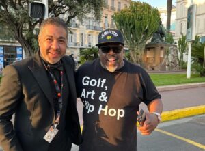 Abdel Aziz El Sayegh Instagram - @festivaldecannes 75
With the best comedian actor in a world 
@cedtheentertainer 
Thank you boss
