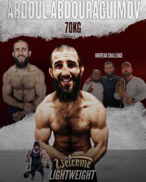Abdoul Abdouraguimov Instagram - Lightweights We are Coming! 👑 
@lopez_fernand Let’s Go
On reviendra bientôt sur les détails de notre cutting 
#mma #ufc #sport #combat #fight #training #entrainement #combattant #lazycutting #cutting
