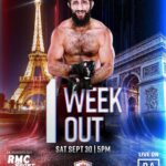 Abdoul Abdouraguimov Instagram - 7️⃣ days left before @LazyKingMMA’s PFL debut! #PFLParis 🇫🇷 Paris, France