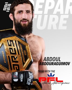 Abdoul Abdouraguimov Instagram - Our WW & MW champion @lazykingmma has signed with PFL ✍️

Congratulations to him and good luck for the rest of his career. ✨
