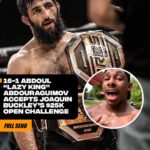 Abdoul Abdouraguimov Instagram – Buckley vs Lazy King 🤝. 

A little background, Abdouraguimov is a double champ in Ares FC at 70 and 85 and had just signed with the UFC. 

FOLLOW @fullsend_mma 

#mmaworld #ufcnews #danawhite